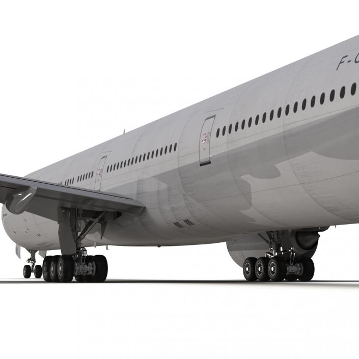 3D Boeing 777-300ER Generic Rigged