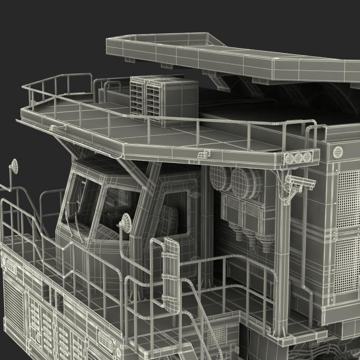 Mining Truck Rigged 3D model