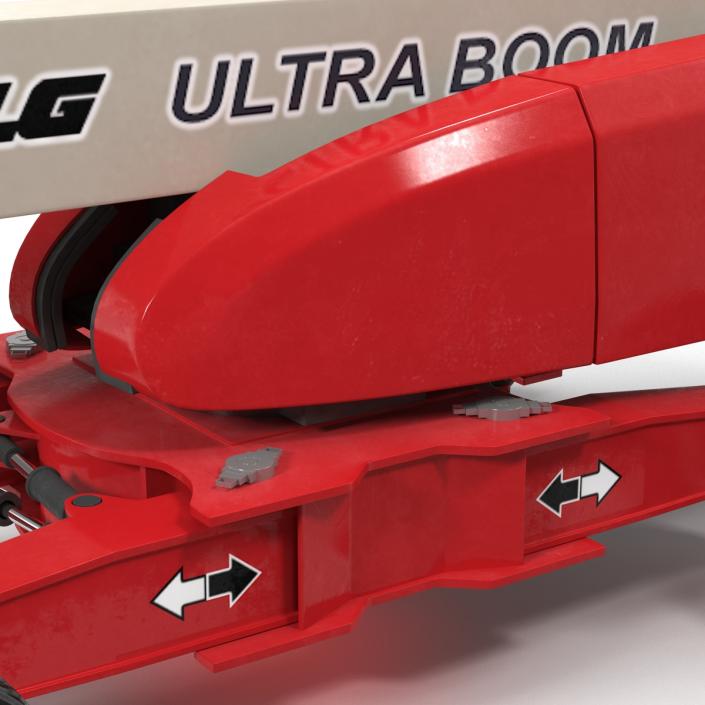 3D Telescopic Boom Lift JLG 1850 sj Red
