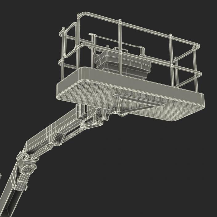 Telescopic Boom Lift JLG 1850 sj Pose 2 3D model