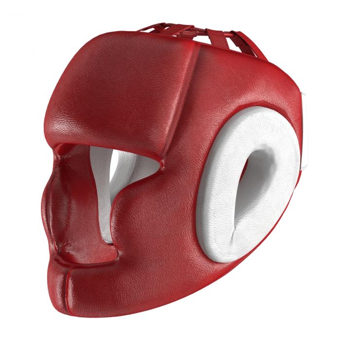 3D African American Boxer Red Suit