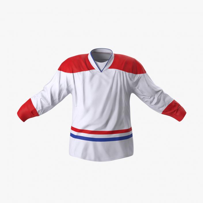 3D Hockey Jersey Generic 4 model