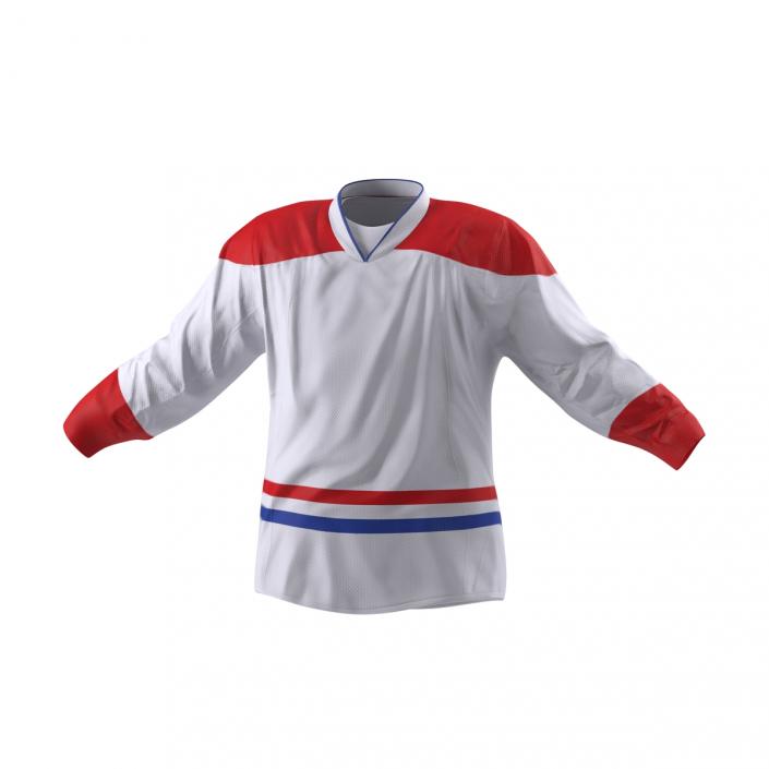 3D Hockey Jersey Generic 4 model
