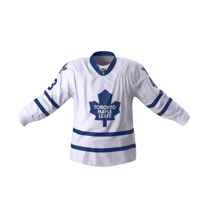 3D Hockey Jersey Toronto Maple Leafs model