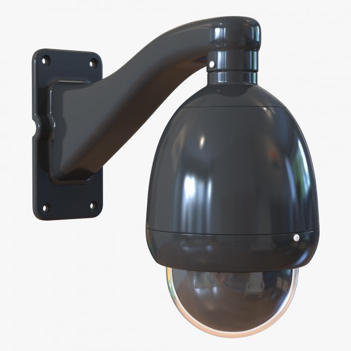 CCTV Camera 2 Black 3D model