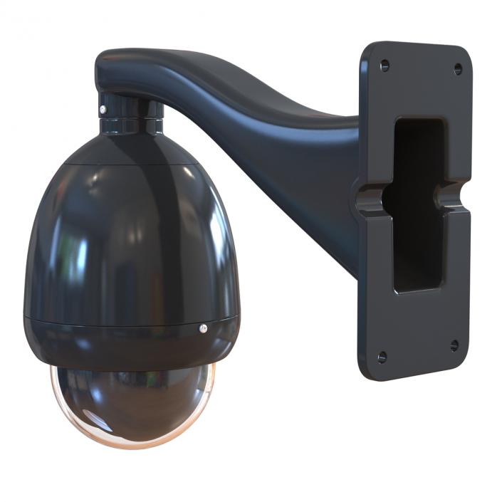 CCTV Camera 2 Black 3D model