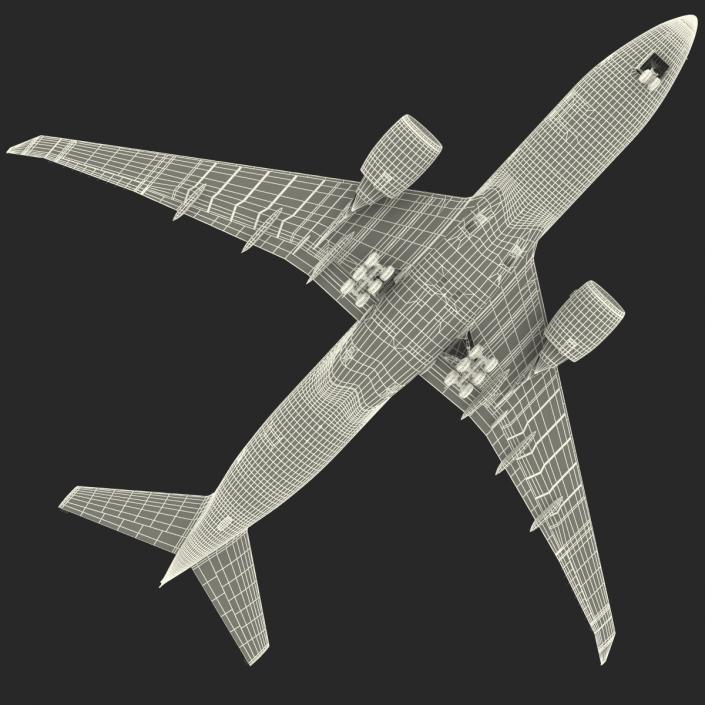 Boeing 777-200LR Generic 3D model