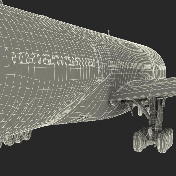 Boeing 777-200LR Generic 3D model