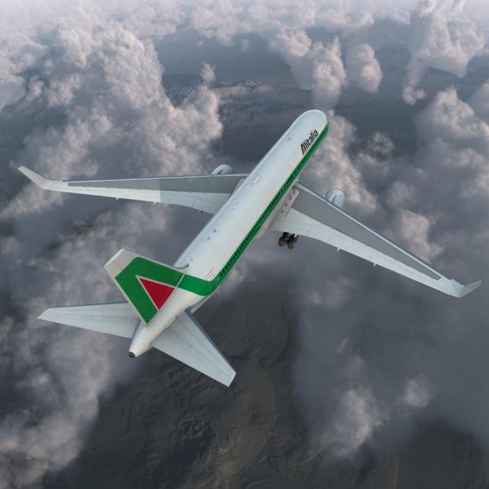 3D model Boeing 767-300ER Alitalia
