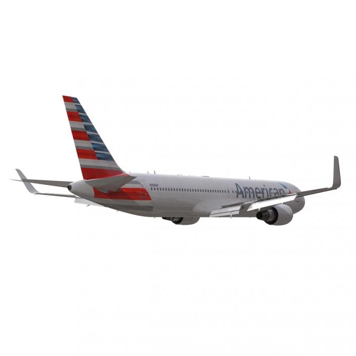 Boeing 767-300ER American Airlines 3D model