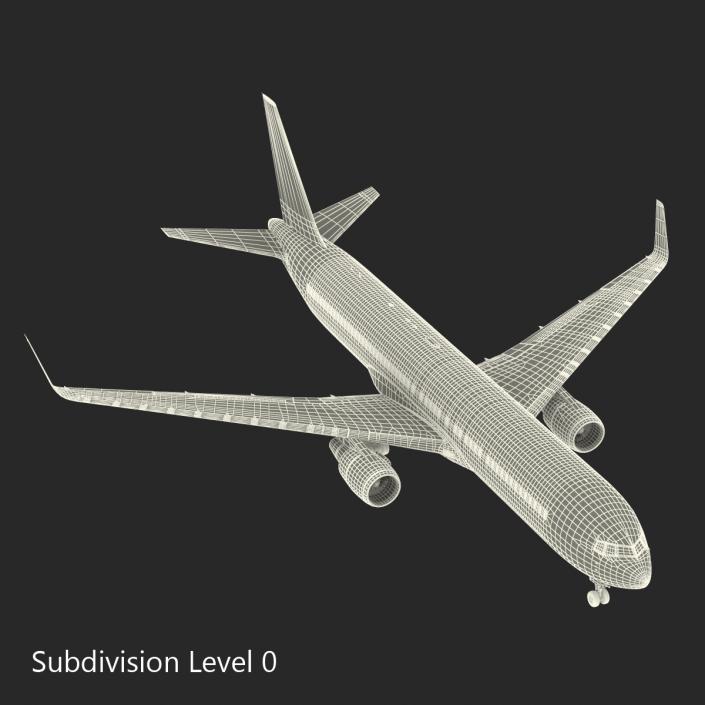 3D Boeing 767-300ER Condor Flugdienst Rigged