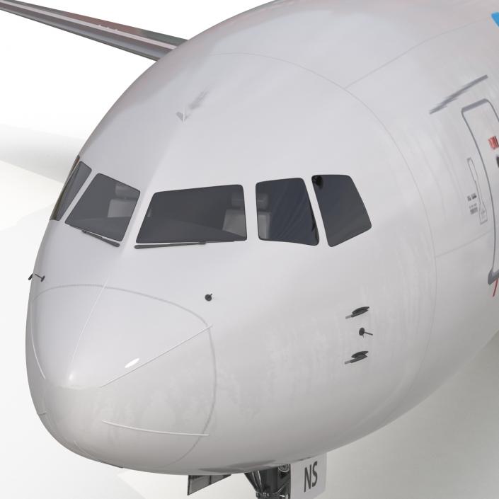 Boeing 767-300ER Delta Air Lines Rigged 3D model