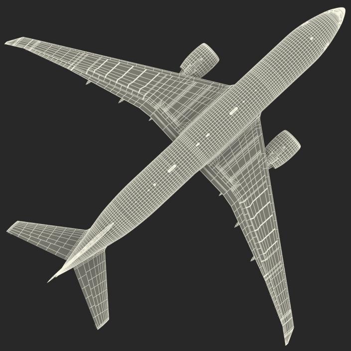3D model Boeing 777 Freighter Generic Rigged