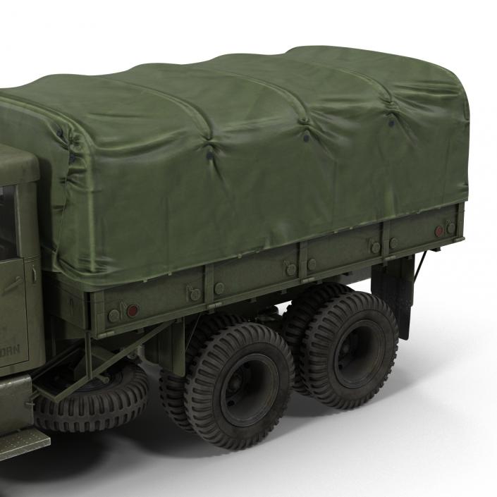 3D US Military Cargo Truck m35a2 Rigged