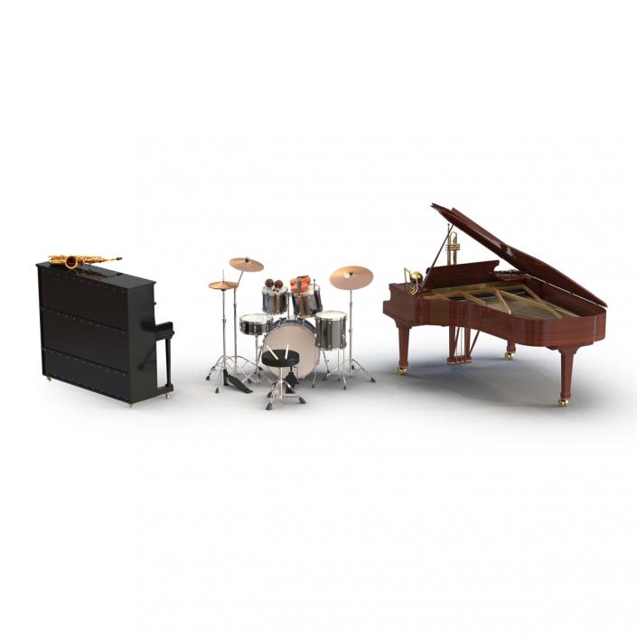 Musical Instruments Collection 2 3D