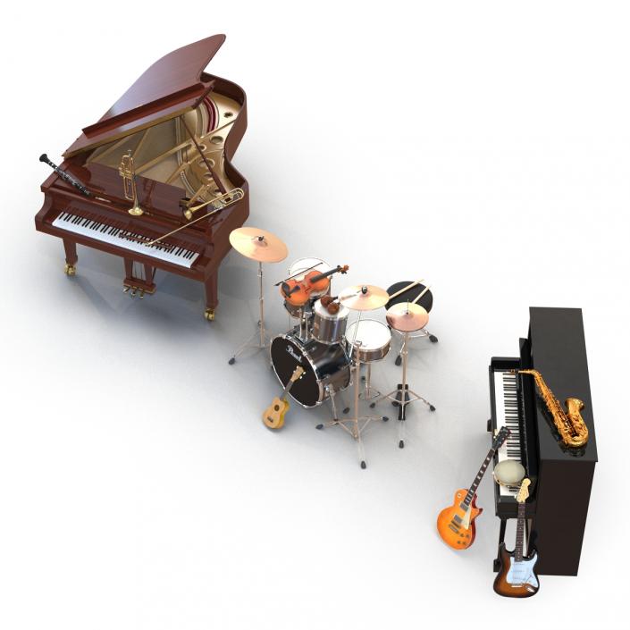 Musical Instruments Collection 2 3D