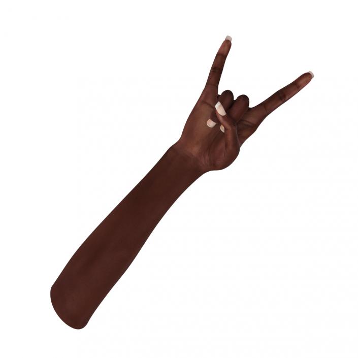 Female Hand African American 2 Pose 3 3D