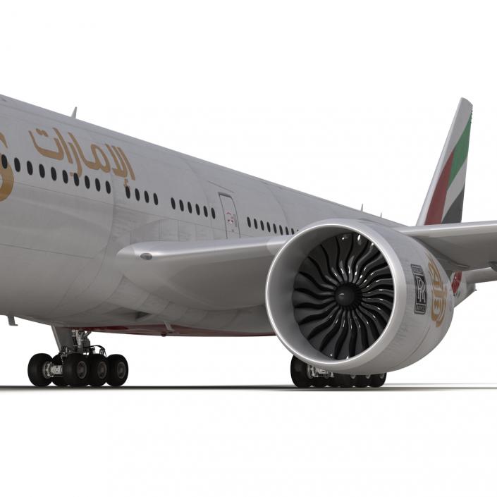 Boeing 777-300ER Emirates Airlines 3D model