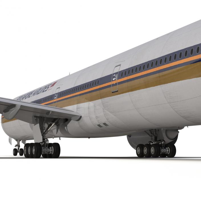 Boeing 777-300ER Singapore Airlines Rigged 3D