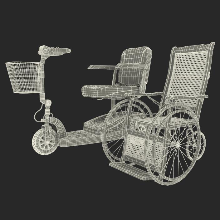 Wheelchairs Collection 3D