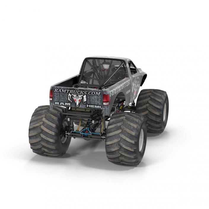 3D model Monster Truck Raminator Rigged