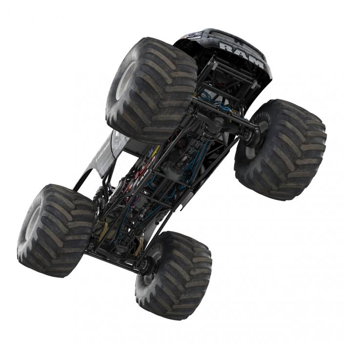 3D Monster Truck Raminator model