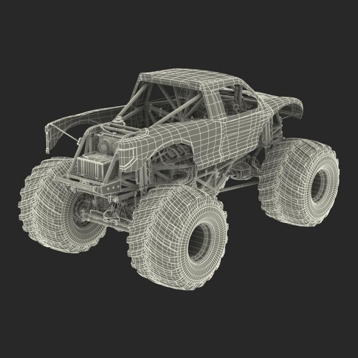 3D Monster Truck Bigfoot