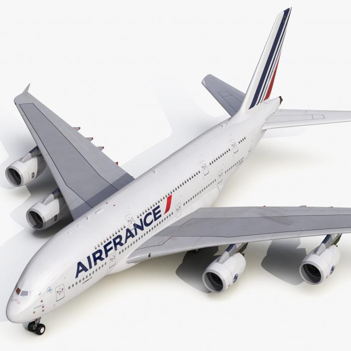 3D Airbus A380-800 Air France