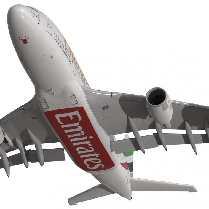 Airbus A380-800 Emirates 3D model