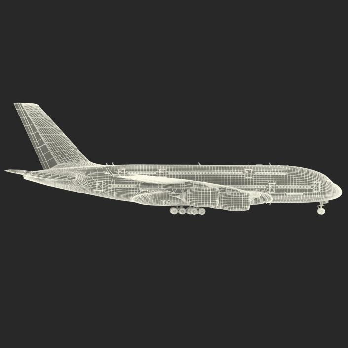 Airbus A380-800 Singapore Airlines 3D model