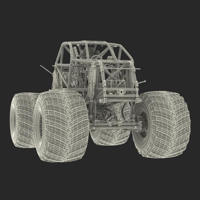 3D Monster Truck Bigfoot 2 model