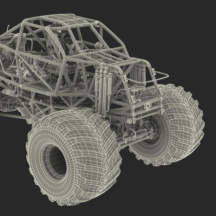 3D Monster Truck Bigfoot 2 model