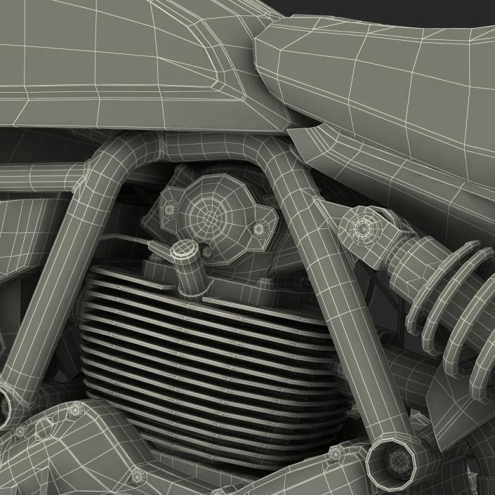 3D model Ducati Scrambler Sixty2 Rigged