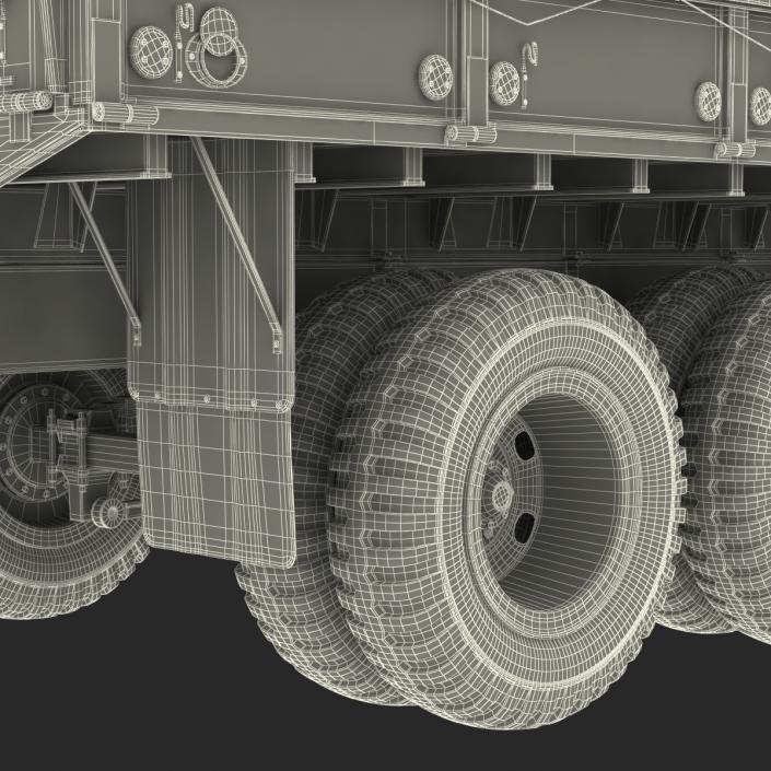 US Military Cargo Truck m35a2 Camo 3D model