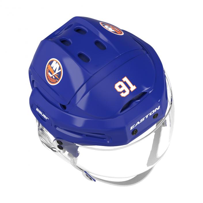 3D Hockey Helmet Islanders model