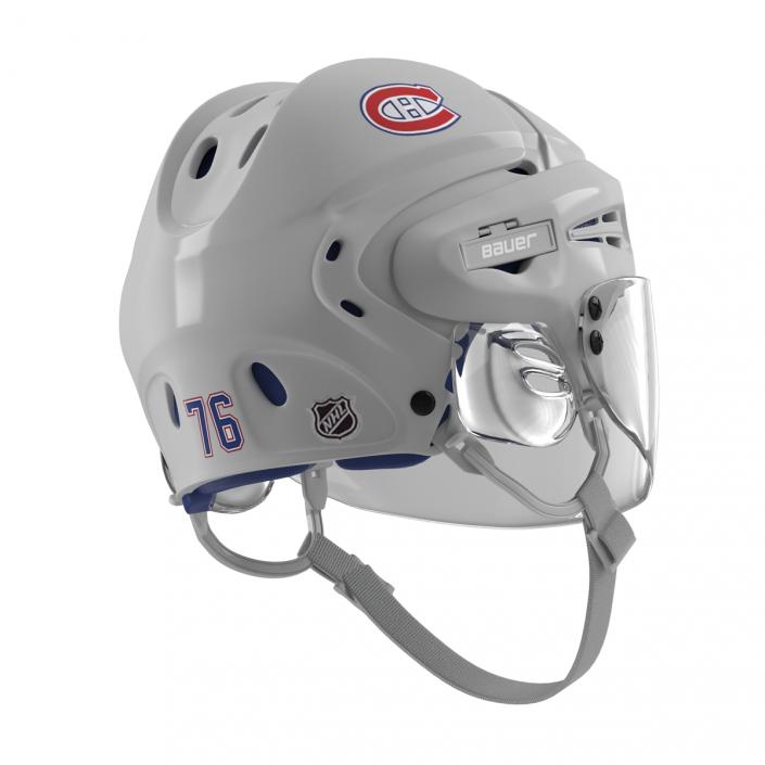 Hockey Helmet Montreal Canadiens 3D