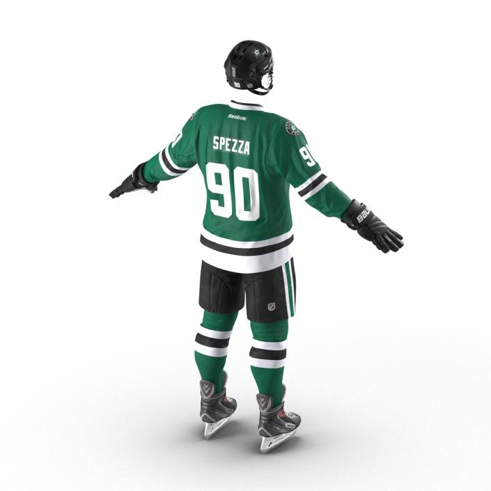 Hockey Equipment Dallas Stars 3D model