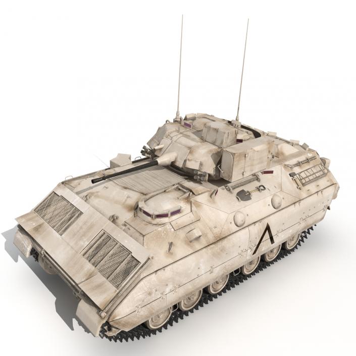 US Infantry Fighting Vehicle Bradley M2 3D model