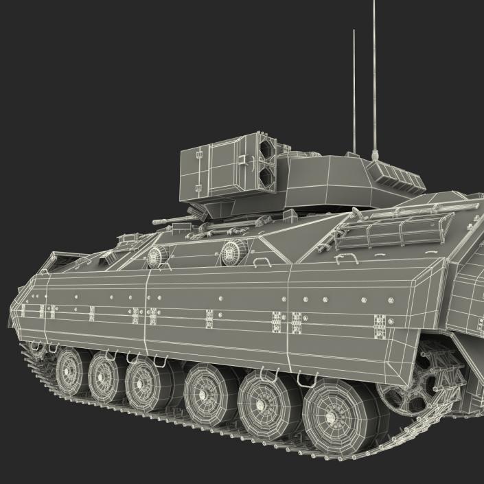 US Infantry Fighting Vehicle Bradley M2 3D model