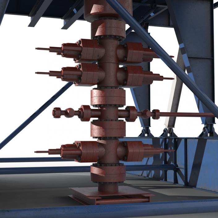 3D Fracking Gas Platform