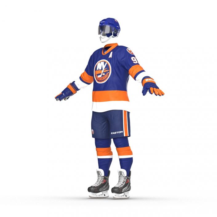 3D Hockey Equipment Islanders