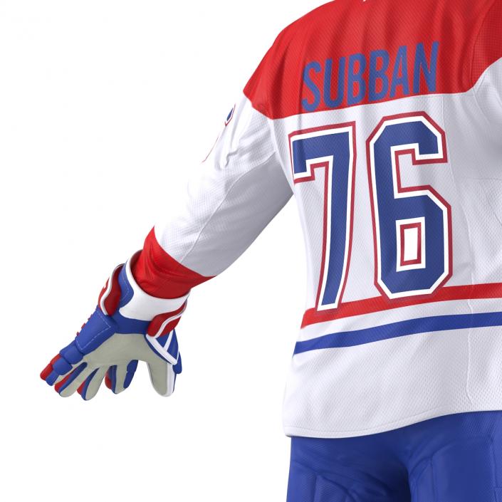 3D model Hockey Equipment Montreal Canadiens