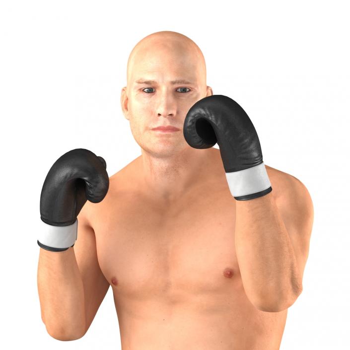 Adult Boxer Man 2 Pose 2 3D model
