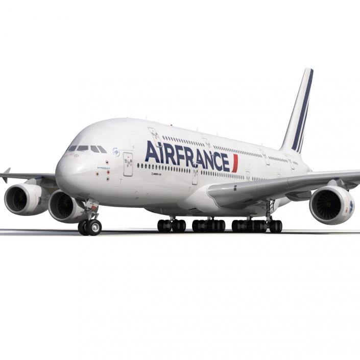 3D Airbus A380-900 Air France