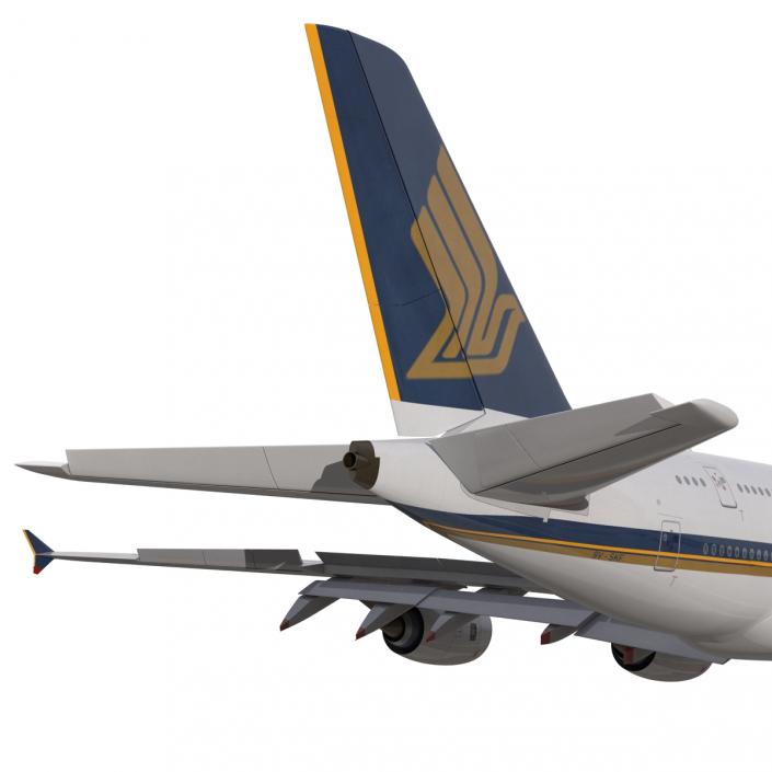 Airbus A380-900 Singapore Airlines 3D model