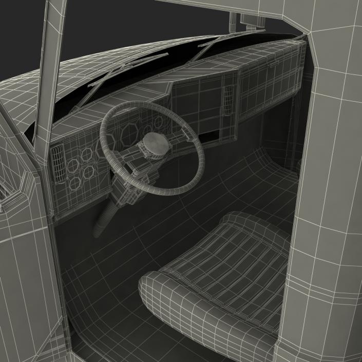 Dump Truck Generic Simple Interior 3D model