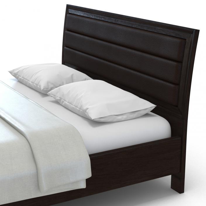 Queen Bed 3D model