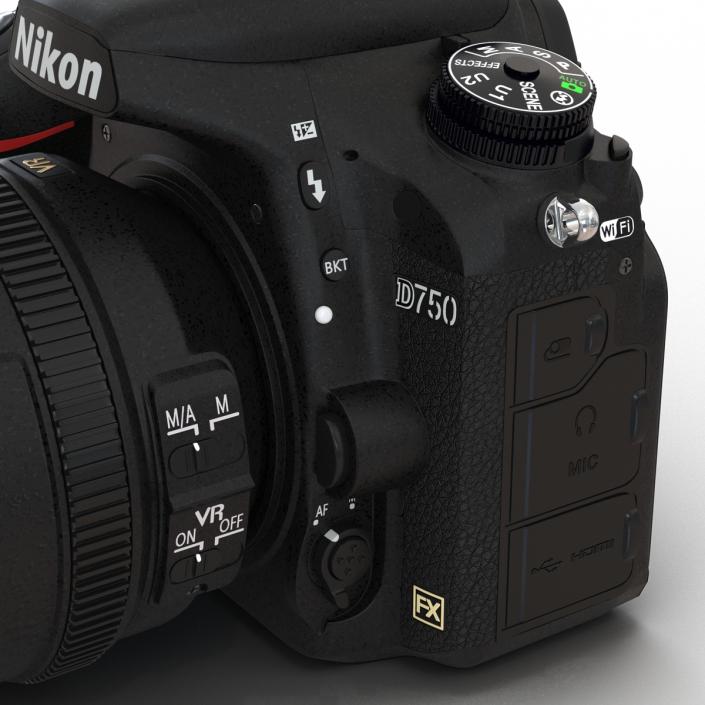 3D model Nikon D750
