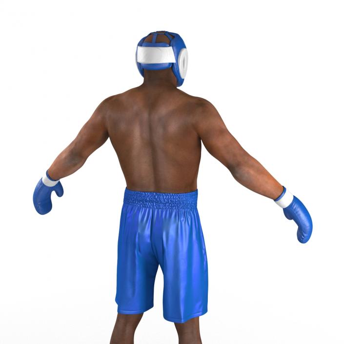 African American Boxer 3D