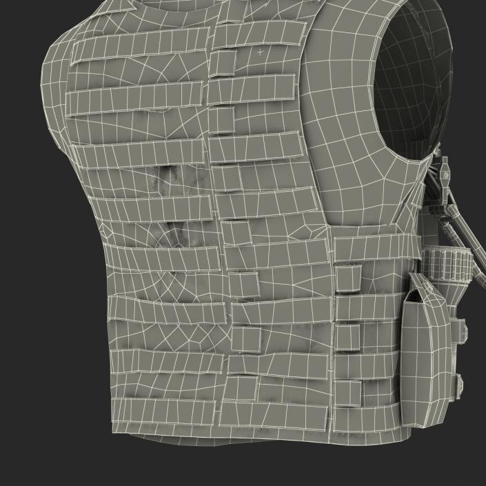 3D US Military Vest